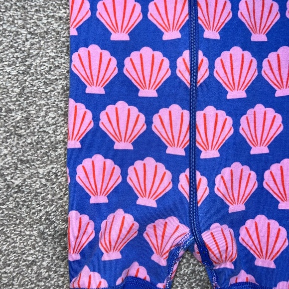 Hanna Andersson Baby Print 2-Way Zip Shortie Sleeper 12-18 months - Picture 3 of 16